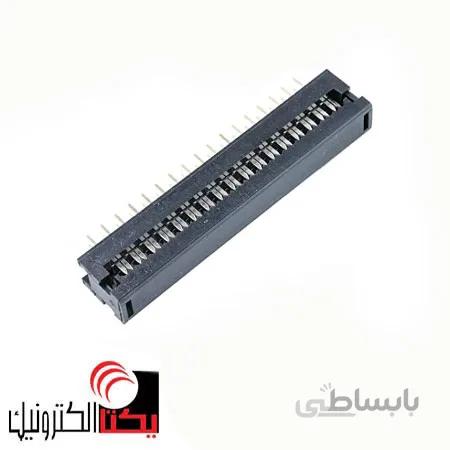 دیل سوکت مشکی باریک 34 پین 2.54میلی متر