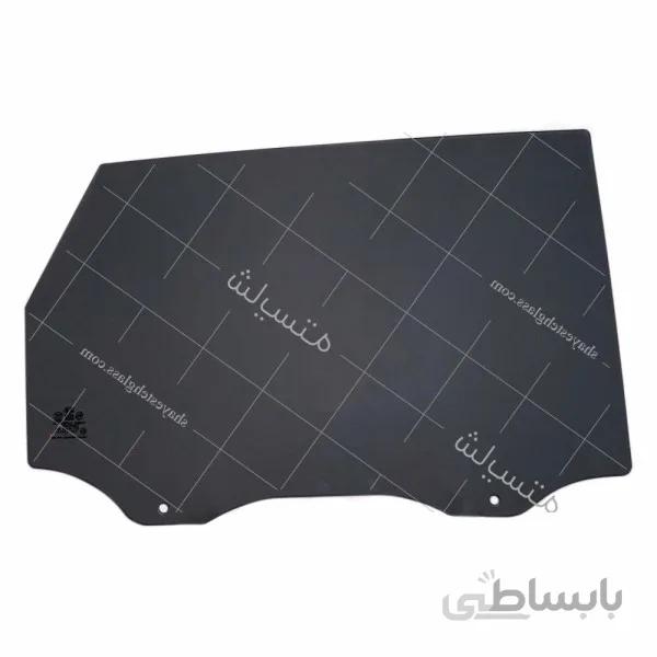 شیشه درب عقب راست توسان 2008 دودی