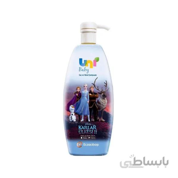 شامپو سر و بدن کودک یونی بیبی پسرانه 700 میل