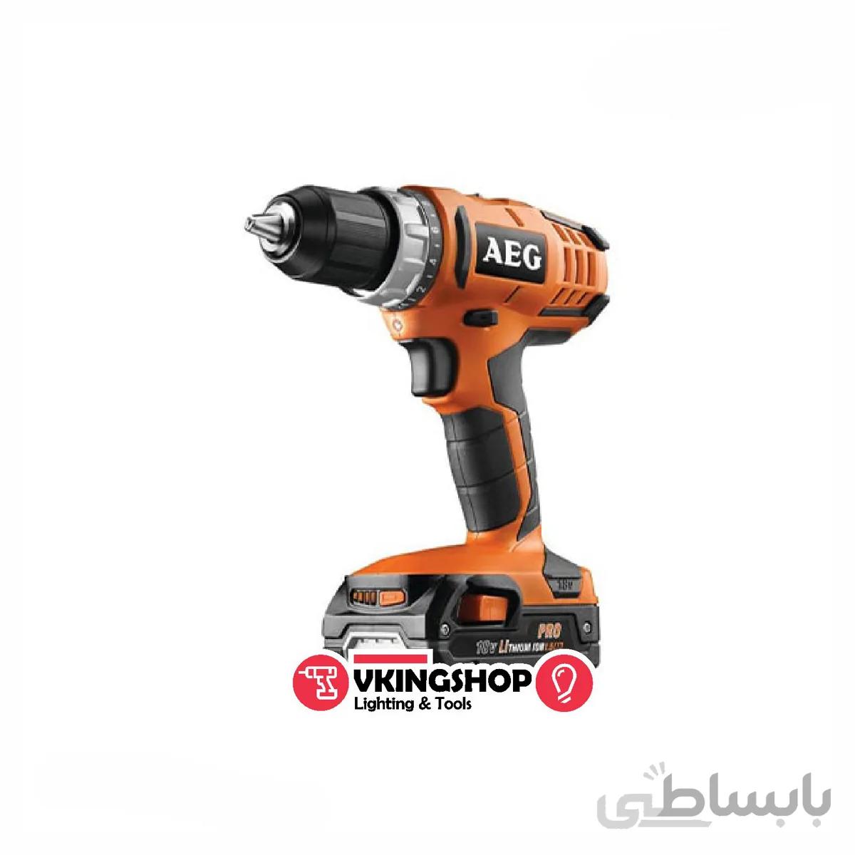 دریل شارژي چكشي ٢ سرعتھ ١٨ ولت آاگ مدلBSB18C2LI_202C