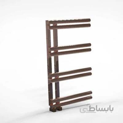 حوله خشک کن استیل رزگلد مدل ناز