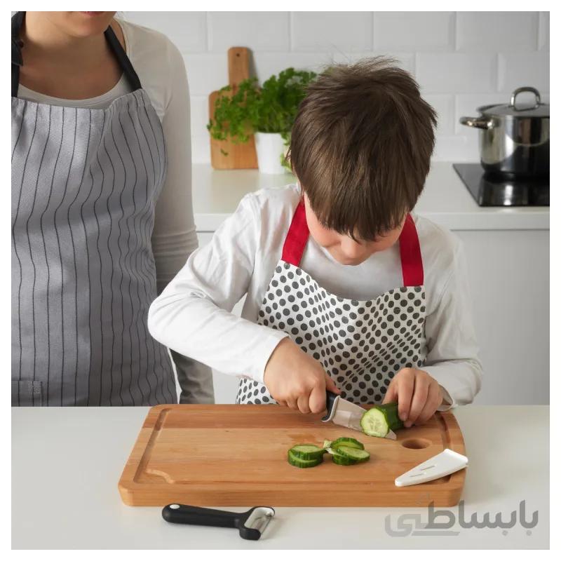 ست چاقو و پوست کن ایمن ایکیا