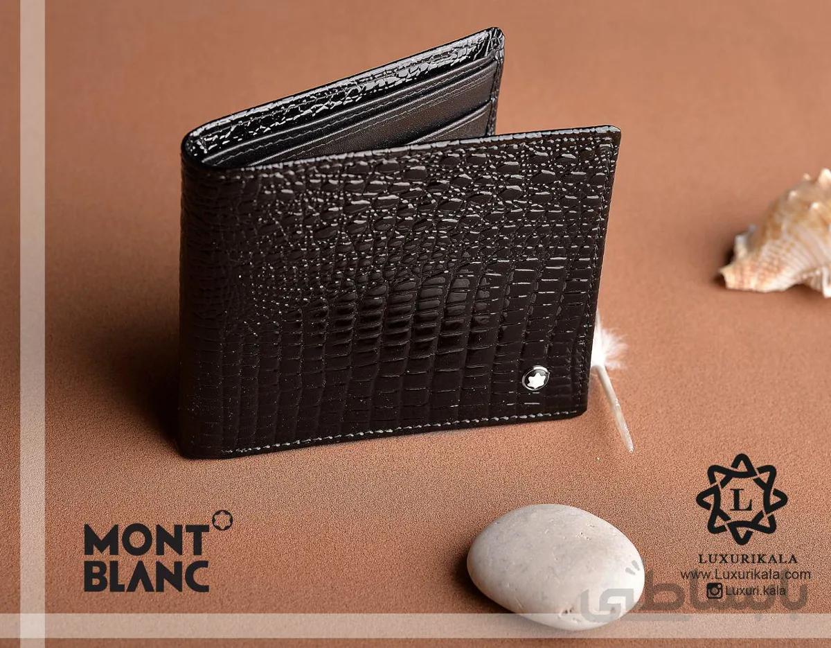 کیف پول تمام چرم MONT BLANC ا MONT BLANC