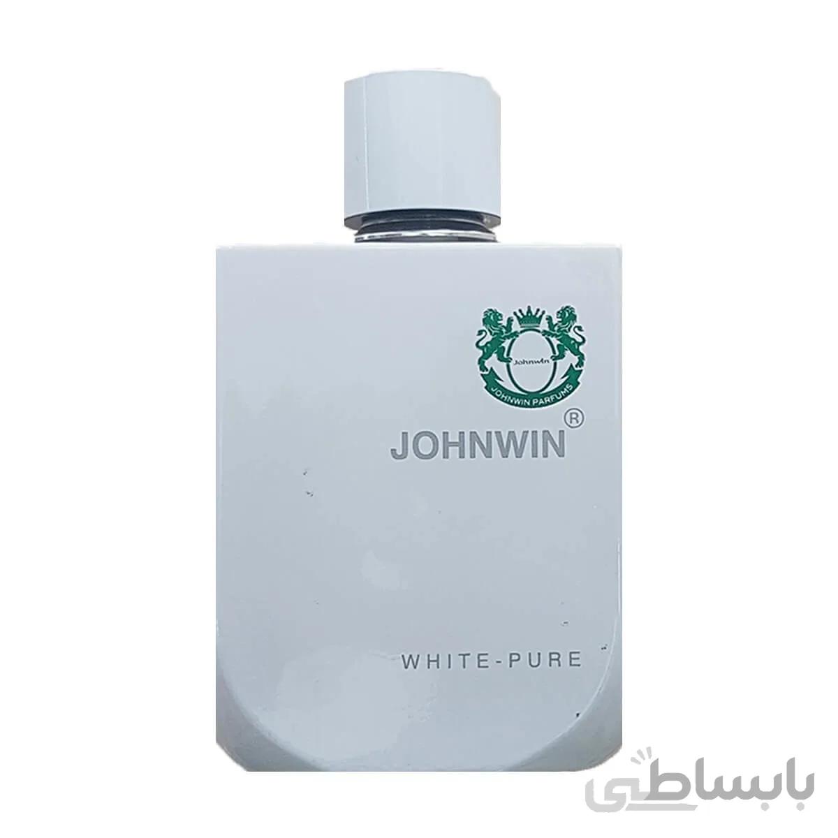 عطر ادکلن مردانه لاگوست سفید جانوین وایت پیور (Johnwin Lacoste L.12.12 Blanc) حجم 100 میل