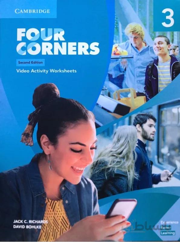 Four Corners 3 Video Activity book with DVD 2nd Edition (کتاب فیلم فور کورنرز ویرایش دوم)