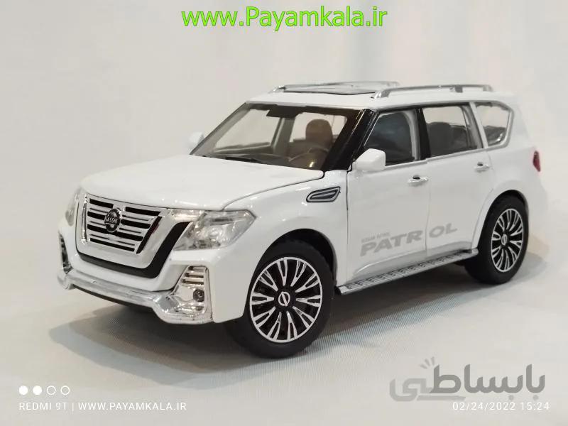 ماکت نیسان پاترول (NISSAN PATROL 1.24 CHIMEI)(328-8M) سفید