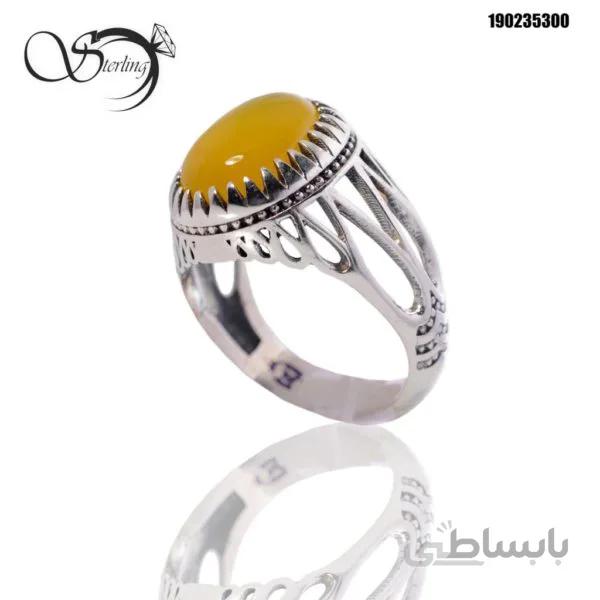 انگشتر نقره شرف الشمس مردانه کد:۱۶۲۲