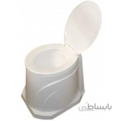 توالت فرنگی پلاستیکی دور پوشیده