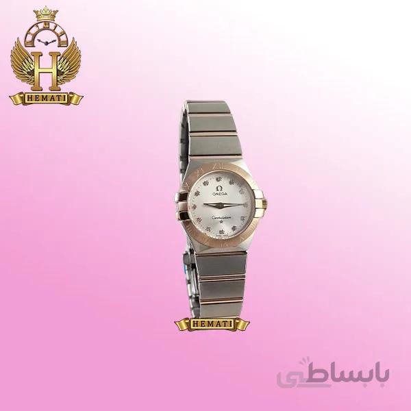 ساعت مچی زنانه امگا کانستلیشن OMEGA CONSTELLATION OMCL02 نقره ای رزگلد (صفحه نقره ای)