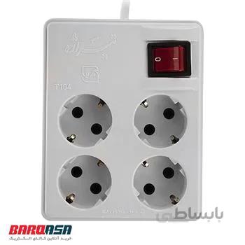 چهارراهی پلی آمید مربع ارت دار 5متر تیراژه