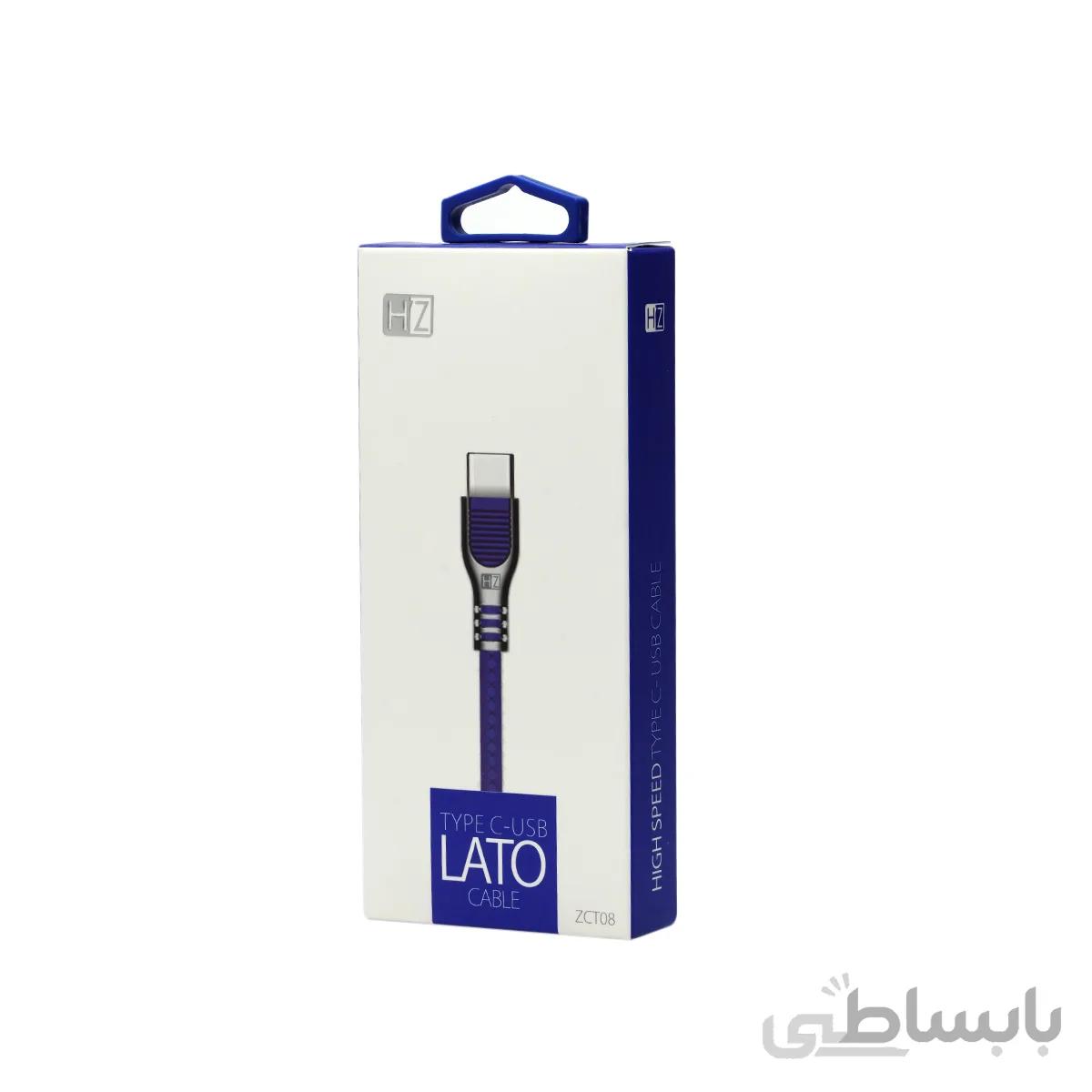 کابل تایپ C مدل ZCT08 HEATZ