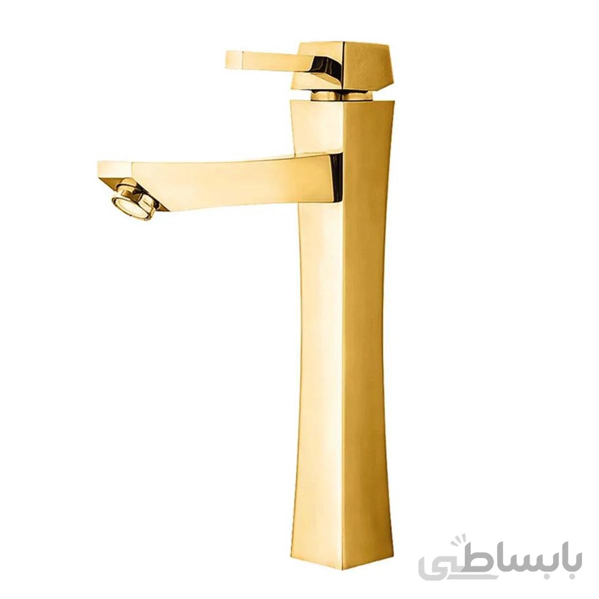 شیر روشویی پایه بلند ارکیده طلایی شایان ا Orkide Gold Basin Tall