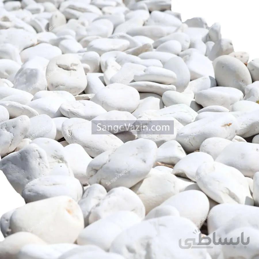 قلوه سنگ سفید رودخانه ای