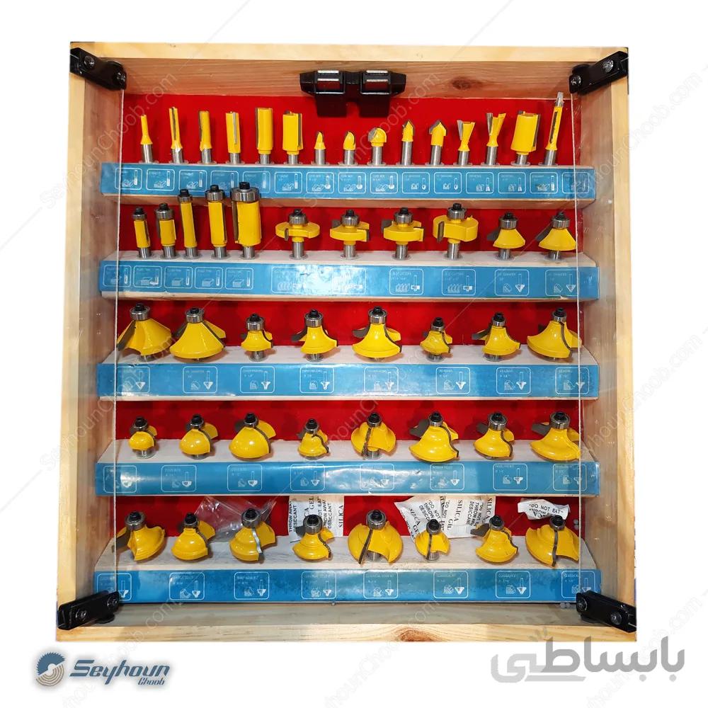 کیت تیغه های اورفرز 50 عددی مدل TCL50