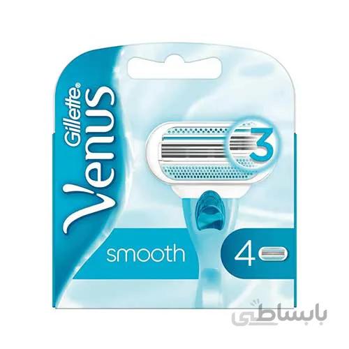 تیغ یدک 4 عددی ژیلت مدل Simple Venus ا Gillette Venus Razor Blades Refill Original x4