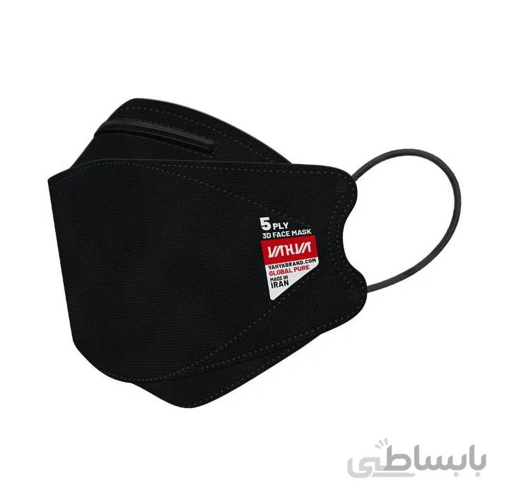 ماسک سه بعدی 5 لایه پک 10 عددی دارای گیره پشت گردنی