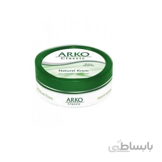 کرم نرم و مرطوب کننده کلاسیک آرکو - 150 میلی لیتر ا Arko Classic Natural Cream - 150 ml