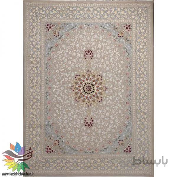 فرش 700 شانه طرح آماندا زمینه ترمه ای