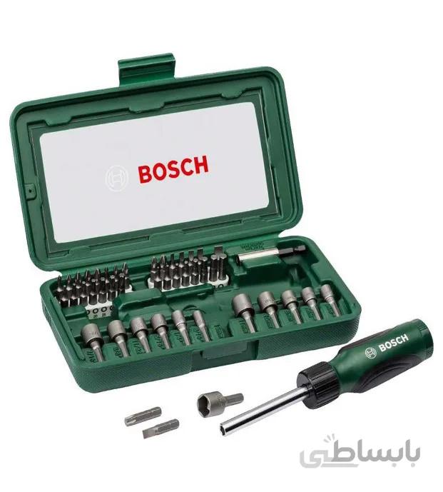 ست سرپیچ گوشتی و سربکس ۴۶ پارچه بوش