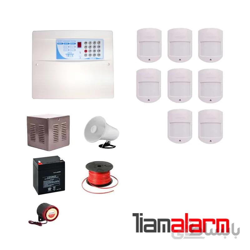 پکیج دزدگیراماکن باسیم مدل فایواستار سیم کارتی و تلفنیFS206H68