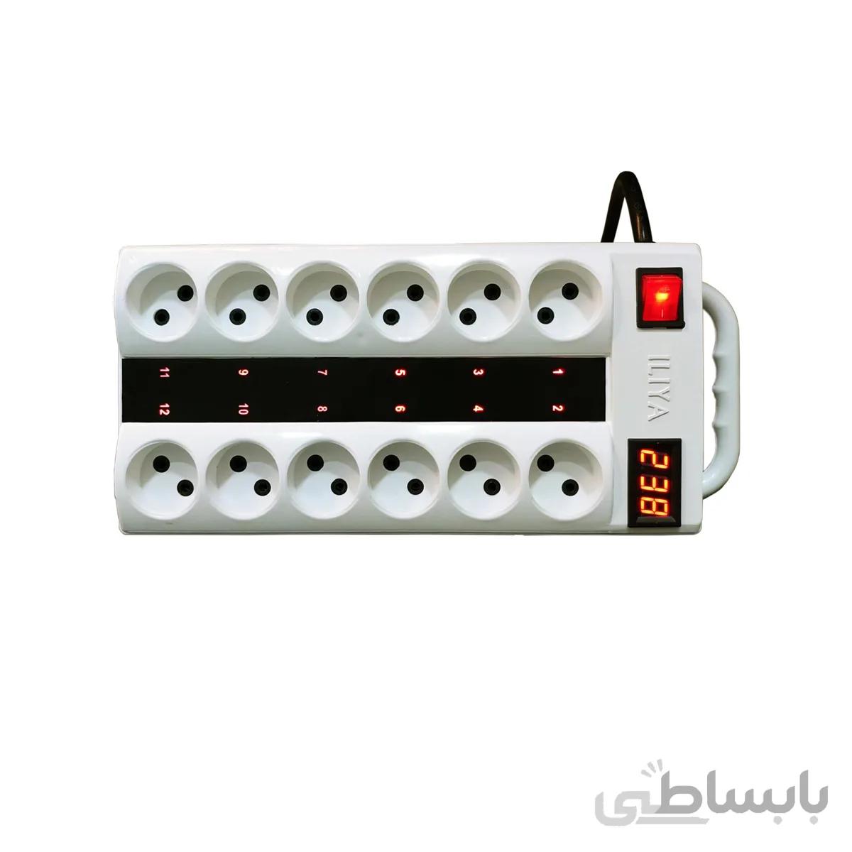 چند راهی برق بی سیم ایلیا مدل 12CH