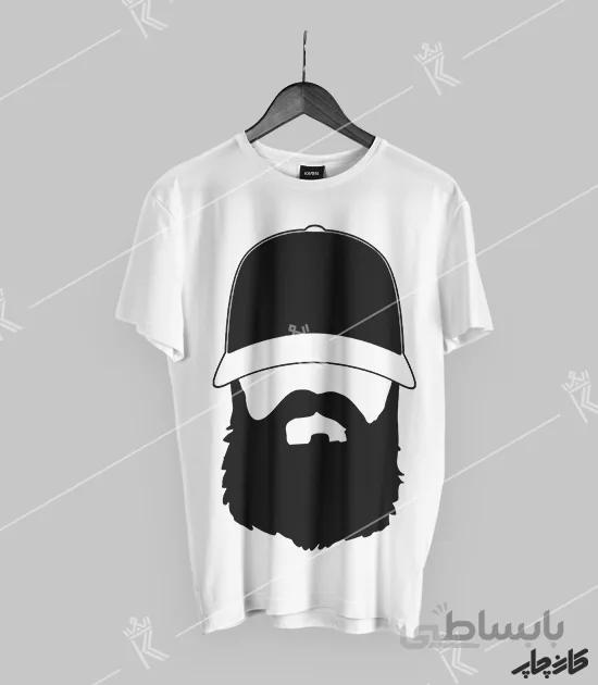 تیشرت طرح ریش 2
