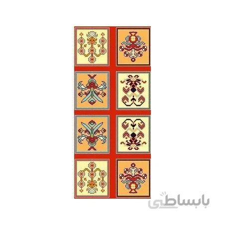نخ و نقشه فرش درشت باف کد 4