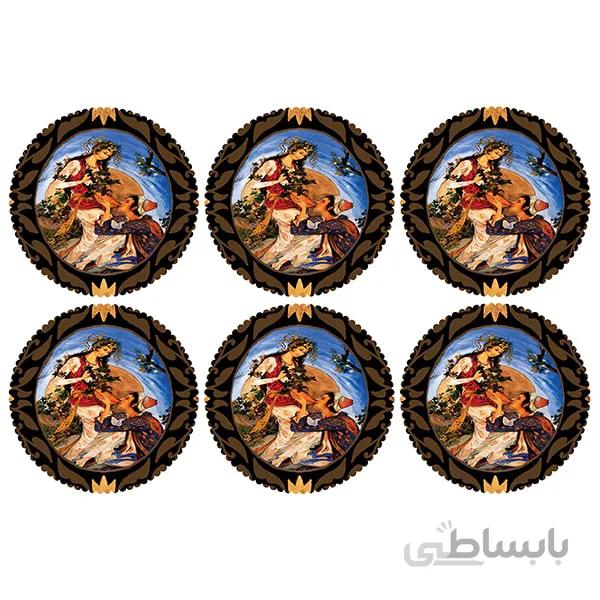 زیرلیوانی رنس کد C2-42412 بسته ۶ عددی