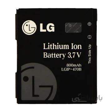 باتری اورجینال ال جی LGIP-470B ظرفیت 800 میلی آمپر ساعت ا LG LGIP-470B 800mAh Original Battery