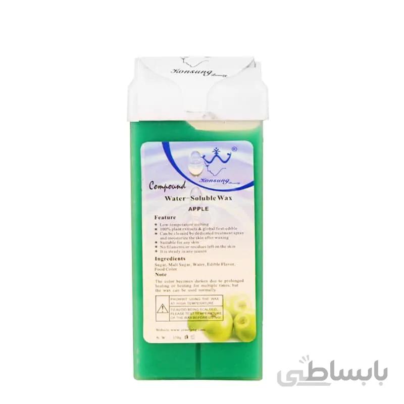 موم خشابی اپیلاسیون میوه ای کونسانگ بیوتی عصاره سیب