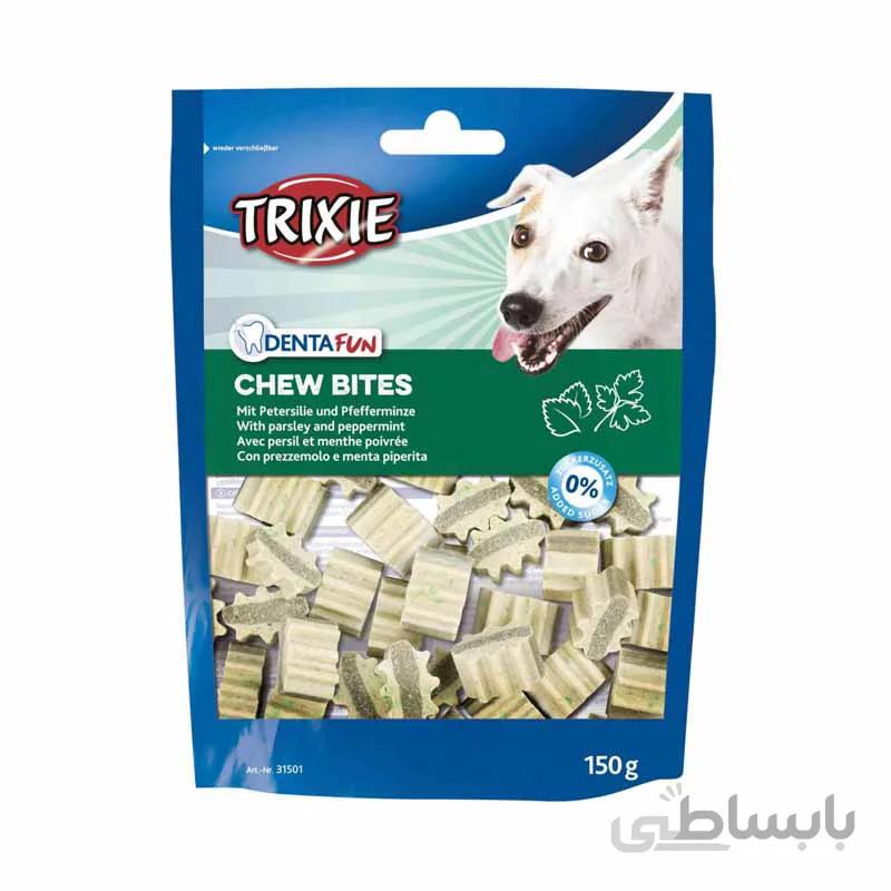 تشویقی سگ تریکسی مدل Chew Bites وزن ۱۵۰ گرم
