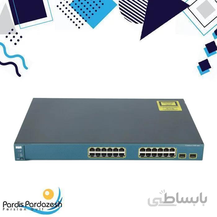 سوئیچ شبکه سیسکو WS-C3560-24TS-S ا WS-C3560-24TS-S