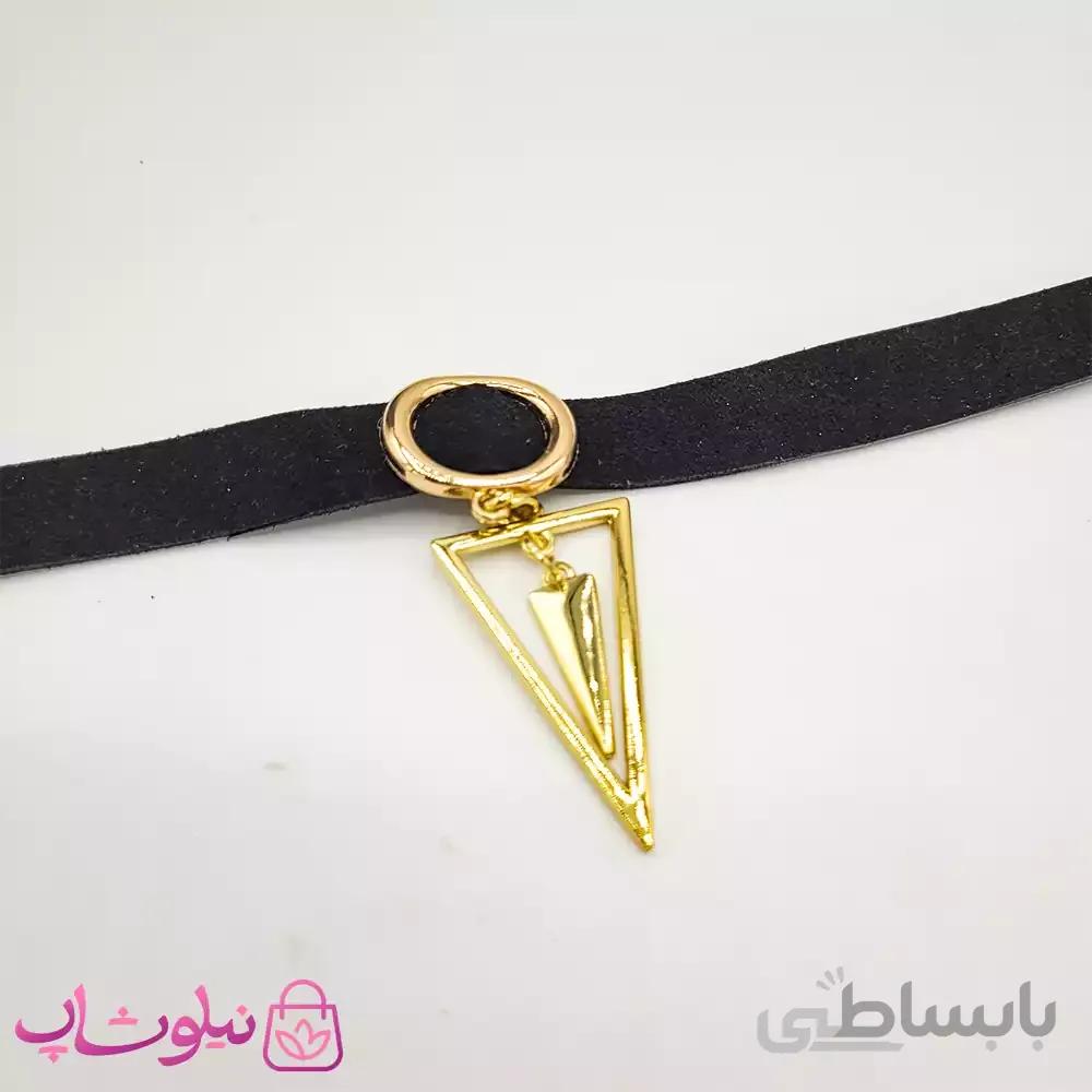 گردنبند یقه ای دخترانه با اویز مثلث