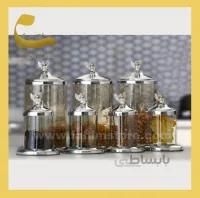 پاسماوری ۷ پارچه شیشه دودی