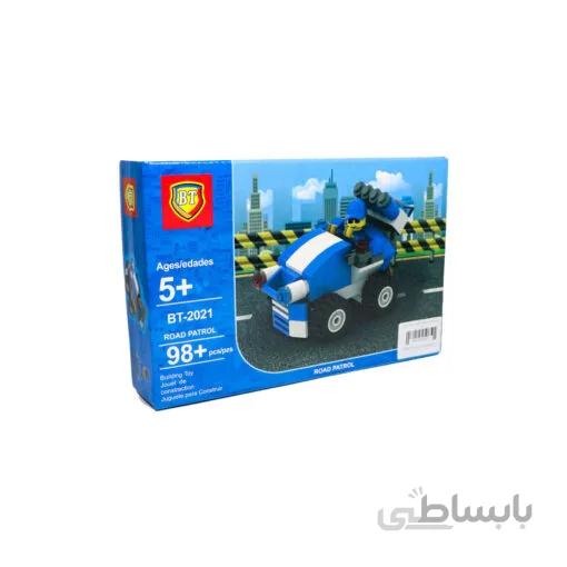 اسباب بازی لگو ماشین پلیس Road Patrol 98+pcs BT-2021 کد ۱۱۴