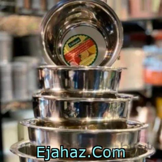 لگن استیل 6 پارچه یونیک
