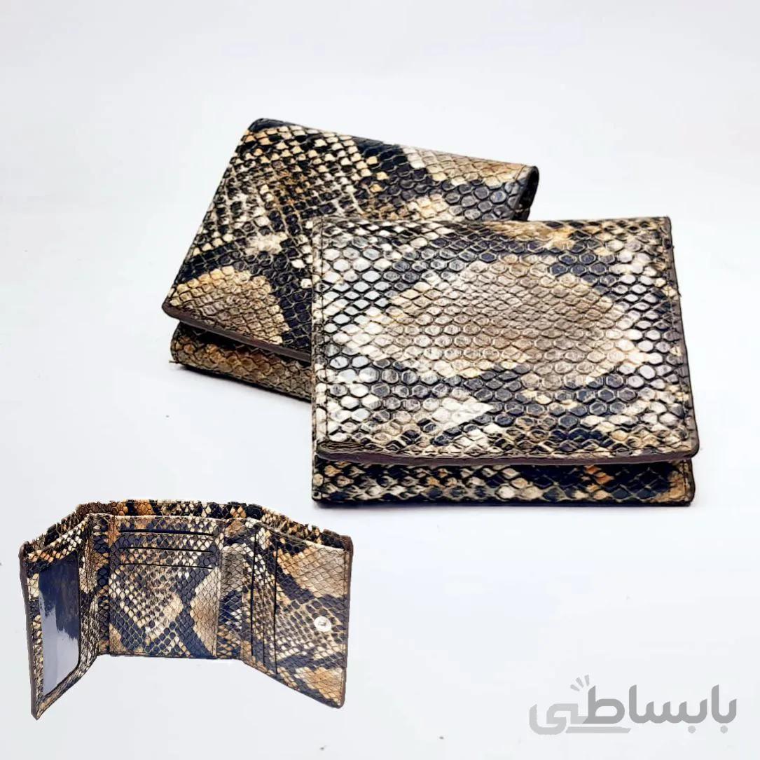 کیف پول طرح پوست 🐍