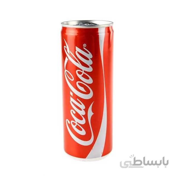 نوشابه کوکاکولا قوطی 250 میلی لیتر – باکس 24 تایی