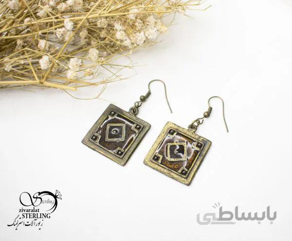 گوشواره آویز طرح سنتی
