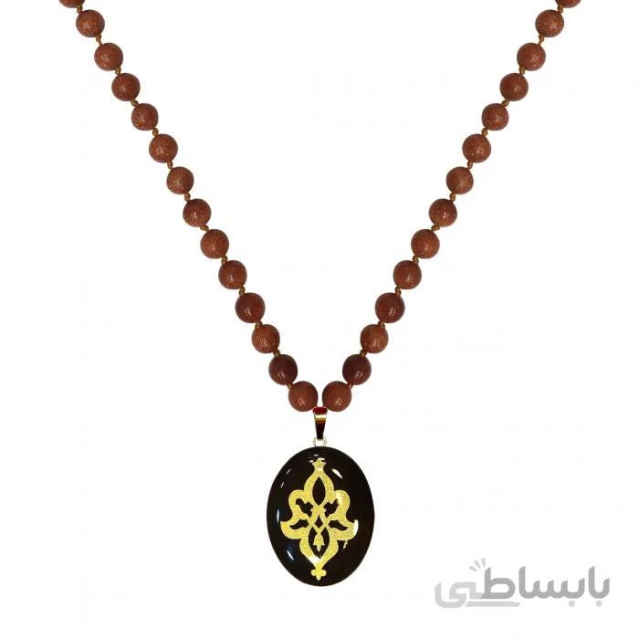 گردنبند طلاکوب ترنج GN2044
