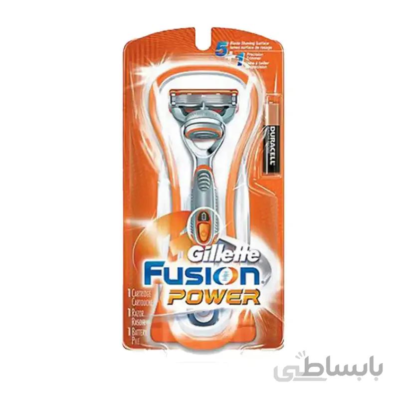 خود تراش ژیلت 5 لبه مدل gillette Fusion power