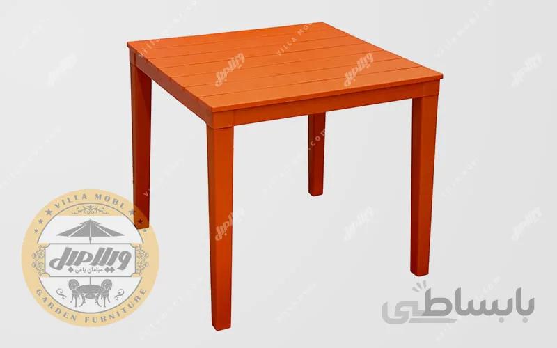 میز پلاستیکی پلیمری مدل تینا