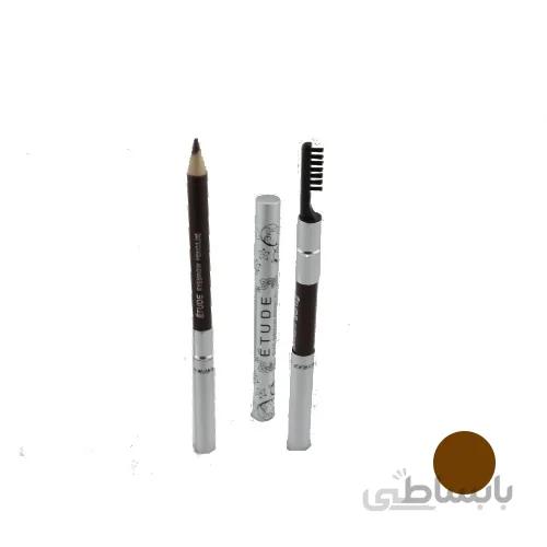 مداد ابرو اتود etude قهوه ای براش دار شماره 31