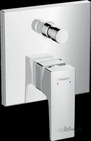 شیر حمام توکار هانس گروهه مدل Metropol کد KH1058 - با مغزی ا Hansgrohe Metropol Single lever bath mixer for concealed installation, with lever handle