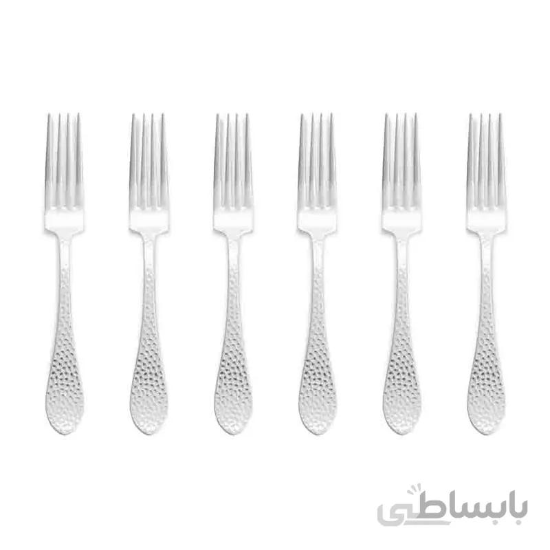 چنگال غذاخوری 6 عددی مدل Rosee مادام کوکو