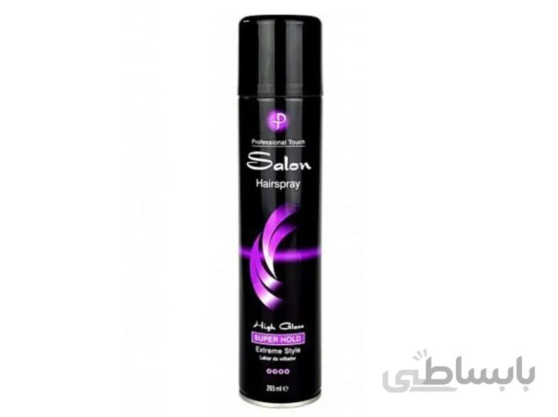 اسپری حالت دهنده موی انگلیسی Professional Touch مدل salon