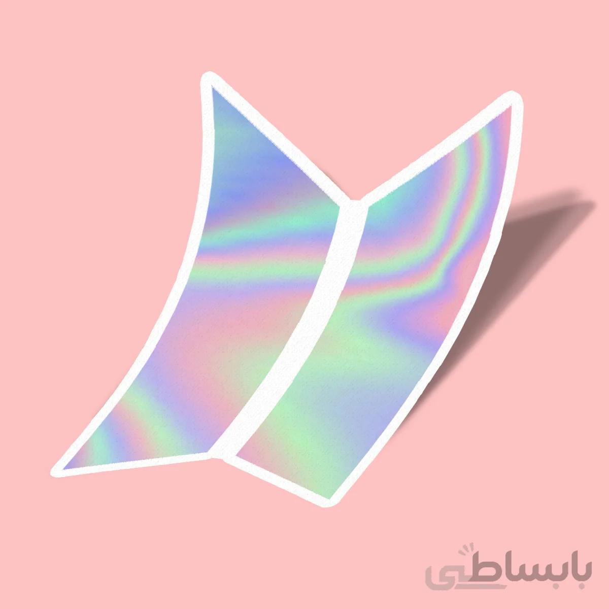 استیکر BTS Logo 1