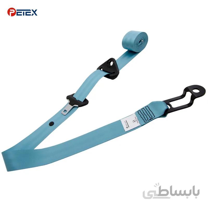 نوار کمربند ایمنی تکمیل شده جلو پژو ۲۰۶ ، پژو ۲۰۷ و رانا رنگ فیروزه ای روشن