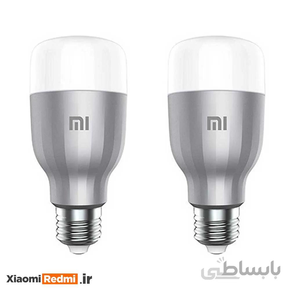 لامپ هوشمند شیائومی بسته 2 عددی Mi LED Smart Bulb White and Color ا Mi LED Smart Bulb White and Color