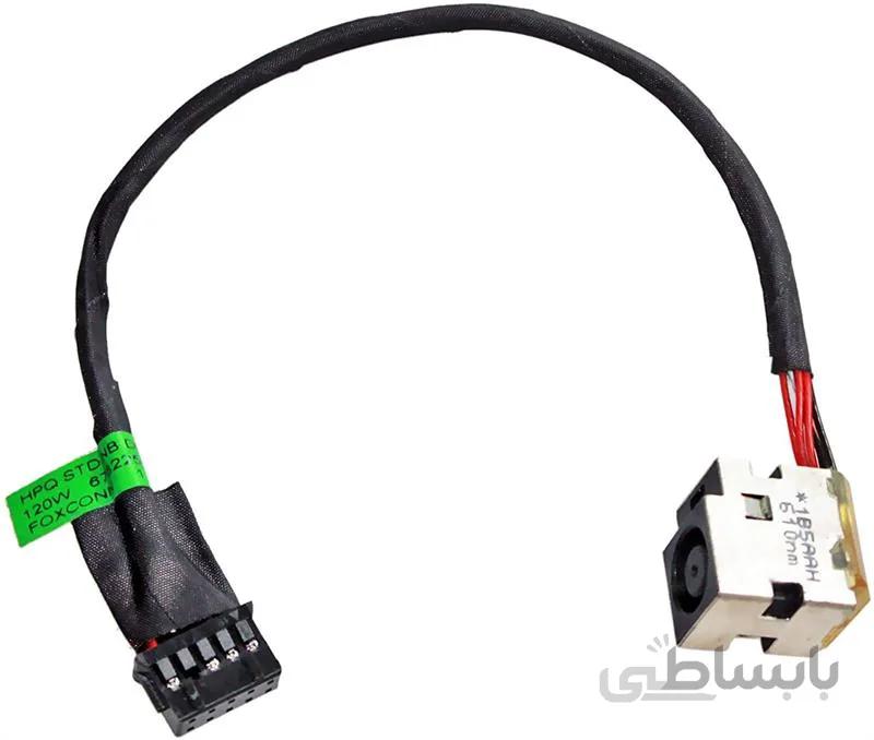 سوکت شارژ کد 5040 لپ تاپ اچ پیDV6-7000 ا DV6-7000 DC jack connector replacement